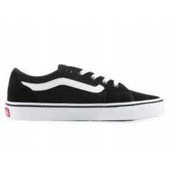 Buty na co dzień damskie VANS FILMORE DECON niskie trampki. Czarne obuwie sportowe damskie Vans, bez wzorów, bez zapięcia. Za 279.00 zł.
