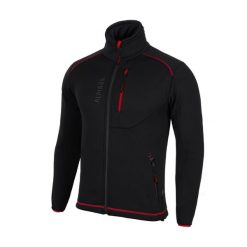 Bluza polarowa turystyczna męska Alpinus Bonette Power Stretch Pro. Czarne bluzy męskie Alpinus, m, bez wzorów, z polaru, bez kaptura, trekkingowe. Za 399.00 zł.