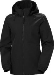 Helly Hansen Women's jacket HELLY HANSEN Manchester 2.0 Shell Jacket, black S. Czarne kurtki damskie Helly Hansen, s, bez wzorów, bez kaptura. Za 395.48 zł.