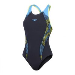 Damski kostium kąpielowy 1-częściowy Speedo. Niebieskie kostiumy jednoczęściowe damskie Speedo, l, bez wzorów, z materiału, eleganckie, na fitness i siłownię. Za 416.91 zł.