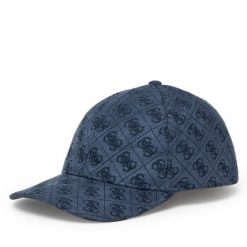 Czapka z daszkiem Guess. Niebieskie czapki i kapelusze damskie Guess, z aplikacjami. Za 199.99 zł.
