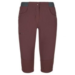 Damskie spodnie outdoorowe 3/4 Kilpi MEEDIN-W. Brązowe spodnie materiałowe damskie Kilpi, xs, bez wzorów, z nylonu. Za 179.35 zł.