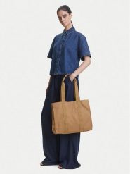 LAUREN RALPH LAUREN Torebka 431970157001 Beżowy. Brązowe torebki do ręki damskie Lauren Ralph Lauren, bez wzorów, z materiału, bez dodatków. Za 602.99 zł.