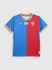 4F Koszulka klubowa domowa z sezonu 2025/26 dziecięca 4F x Piast Gliwice - multikolor 134/140 (8-10 lat). T-shirty dla chłopców 4f, bez wzorów, z dzianiny, bez ramiączek. Za 269.99 zł.
