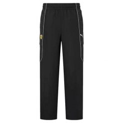 Spodnie do biegania Puma Ferrari Pumatech X CC. Czarne eleganckie spodnie męskie Puma, s, bez wzorów, z dresówki. Za 375.40 zł.