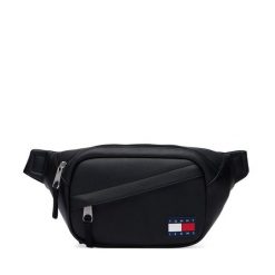 Nerka Tommy Jeans. Czarne saszetki męskie Tommy Jeans, z jeansu, młodzieżowe, małe. Za 289.99 zł.