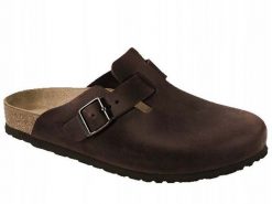 Birkenstock Boston LEOI 860131 Brązowe 43. Brązowe klapki męskie Birkenstock. Za 546.30 zł.