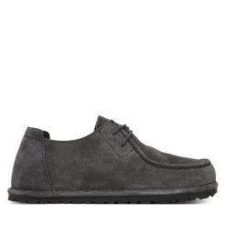 Półbuty Birkenstock. Szare półbuty na co dzień męskie Birkenstock, bez zapięcia. Za 719.99 zł.