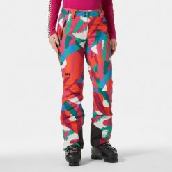 Damskie ocieplane spodnie narciarskie Helly Hansen Legendary. Czerwone spodnie materiałowe damskie Helly Hansen, xl, bez wzorów. Za 844.50 zł.