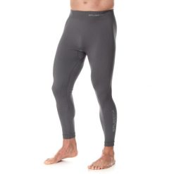 Spodnie męskie termoaktywne Brubeck EXTREME THERMO. Szare spodnie sportowe męskie Brubeck, l, bez wzorów, z elastanu, do biegania. Za 138.99 zł.