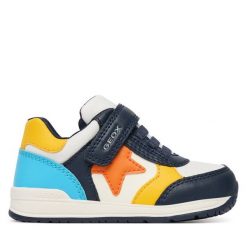 Sneakersy Geox. Trampki i tenisówki chłopięce Geox, bez wzorów, bez zapięcia. Za 209.99 zł.