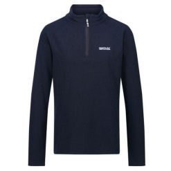 Bluza polarowa dla kobiet Regatta KENGER. Niebieskie bluzy sportowe damskie Regatta, bez wzorów, z polaru, bez kaptura, trekkingowe. Za 69.99 zł.
