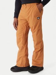 Quiksilver Spodnie snowboardowe Estate EQYTP03237 Brązowy Slim Fit. Brązowe spodnie snowboardowe męskie Quiksilver, l, bez wzorów, z syntetyku, narciarskie. Za 649.99 zł.