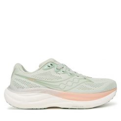 Buty do biegania Saucony. Zielone obuwie sportowe damskie Saucony, bez wzorów, do biegania. Za 699.99 zł.