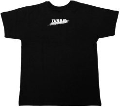 Koszulka T-Shirt TurboWorks Czarna M. Czarne t-shirty męskie TurboWorks, m, bez wzorów, bez kołnierzyka. Za 79.29 zł.