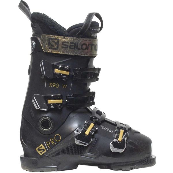 Używane buty narciarskie - SALOMON S Pro X90W, 39 EU, Stan dobry. Obuwie sportowe damskie Salomon, bez wzorów, narciarskie. Za 470.00 zł.