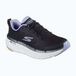 Buty damskie SKECHERS Max Cushioning Premier 2.0 Hillsborough. Czarne obuwie sportowe damskie Skechers, bez wzorów, trekkingowe, Skechers Sport. Za 369.99 zł.