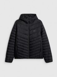 4F Kurtka z wypełnieniem syntetycznym męska - czarna XXL. Czarne kurtki męskie 4f, m, bez wzorów, z materiału, klasyczne, bez kaptura. Za 269.99 zł.