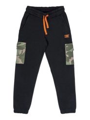 Spodnie dresowe z bawełna z kieszenie na czas wolny. Niebieskie spodnie sportowe męskie LEONE 1947 APPAREL, bez wzorów, z bawełny, na fitness i siłownię. Za 164.19 zł.
