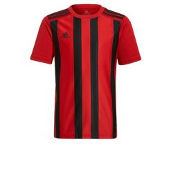 Koszulka dziecięca adidas Striped 21. Czarne t-shirty dla chłopców Adidas, bez wzorów, bez ramiączek. W wyprzedaży za 87.30 zł.