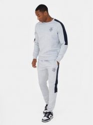 Brave Soul Bluza MJS-516ALSTON Szary Straight Fit. Szare bluzy męskie Brave Soul, l, bez wzorów, z bawełny, bez kaptura. Za 199.99 zł.