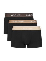 Lacoste Komplet bokserek 5H1297 Kolorowy. Bokserki męskie Lacoste, m, bez wzorów, z bawełny. Za 209.99 zł.