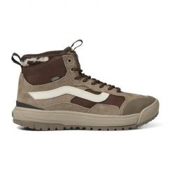 Buty do chodzenia damskie Vans UA Ultrarange Exo HI MTE1 Boty. Brązowe obuwie sportowe damskie Vans, bez wzorów, z materiału, trekkingowe. Za 789.00 zł.