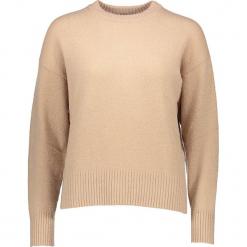 Sweter w kolorze beżowym. Brązowe swetry damskie Gottardi, z wełny, z okrągłym kołnierzem. W wyprzedaży za 195.95 zł.
