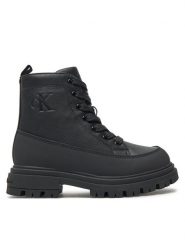 Calvin Klein Jeans Trapery V3X5-81093-1355 M Czarny. Czarne buty zimowe dziewczęce Calvin Klein Jeans, bez wzorów, z jeansu, bez zapięcia. Za 259.99 zł.