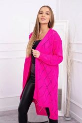 Sweter z geometrycznym wzorem różowy neon. Czerwone swetry damskie KESI, l, bez wzorów, z wełny, eleganckie, bez kołnierzyka, plus size, bez ramiączek, bez kaptura. Za 158.92 zł.