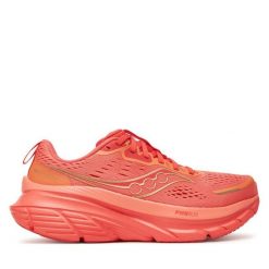 Buty do biegania Saucony. Pomarańczowe obuwie sportowe damskie Saucony, bez wzorów, do biegania. Za 599.99 zł.