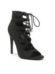 Sandały DeeZee. Brązowe sandały damskie DeeZee, bez wzorów, bez obcasa, na słupku, bez zapięcia. Za 119.99 zł.