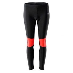 Damskie Legginsy Ramina. Czarne legginsy sportowe damskie IQ, l, bez wzorów, z elastanu, z obniżonym stanem, długie, na fitness i siłownię. Za 109.29 zł.