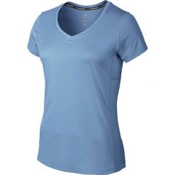 Nike Koszulka damska Miler V-neck niebieska r. XS (686917 422). Bluzki damskie marki Nike. Za 107.00 zł.