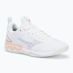 Buty do siatkówki damskie Mizuno Wave Luminous 3. Białe obuwie sportowe damskie Mizuno, bez wzorów, do siatkówki, mizuno wave. Za 369.99 zł.