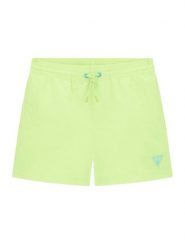 Guess Szorty kąpielowe L6GZ03 WG282 Żółty Regular Fit. Żółte kąpielówki dla chłopców Guess, z aplikacjami, z syntetyku. Za 194.99 zł.