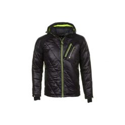 Kurtka narciarska Peak Mountain Cybrid. Czarne kurtki snowboardowe męskie Peak Mountain, m, bez wzorów, długie, bez kaptura, narciarskie. Za 440.00 zł.