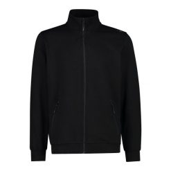 Bluza z pełnym zamkiem błyskawicznym CMP. Czarne bluzy męskie CMP, bez wzorów, z materiału, bez kaptura. Za 251.20 zł.