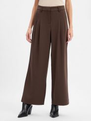 Msch Copenhagen Spodnie - MSCHHenrika Kobiety Sztuczne włókno brązowy, L. Brązowe spodnie materiałowe damskie MSCH Copenhagen, l, bez wzorów, z włókna. Za 349.95 zł.