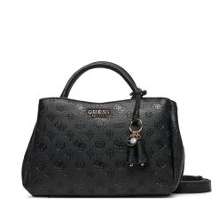 Torebka Guess. Czarne torebki do ręki damskie Guess, z aplikacjami, klasyczne, bez dodatków. Za 349.99 zł.