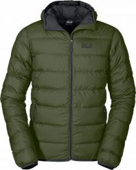 Kurtka męska Jack Wolfskin Helium Jkt M zielona r. 2XL. Zielone kurtki męskie Jack Wolfskin, m, bez wzorów, bez kaptura. Za 371.48 zł.