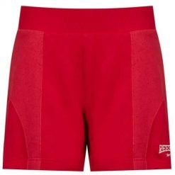 Spodnie treningowe damskie Reebok Varsity. Czerwone spodnie sportowe damskie Reebok, l, bez wzorów, z bawełny, na fitness i siłownię. Za 137.00 zł.