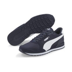 Buty sportowe męskie Puma St Runner V3 NL. Niebieskie buty sportowe męskie Puma, z materiału, bez zapięcia, do biegania. Za 239.00 zł.
