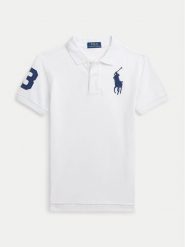 Polo Ralph Lauren Polo 323708861112 Biały Regular Fit. Białe t-shirty dla chłopców Polo Ralph Lauren, bez wzorów, z bawełny, bez ramiączek. Za 279.99 zł.