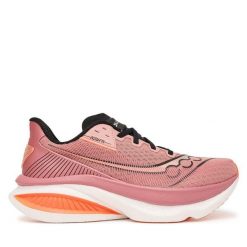 Buty do biegania Saucony. Czerwone obuwie sportowe damskie Saucony, w ażurowe wzory, do biegania. Za 699.99 zł.