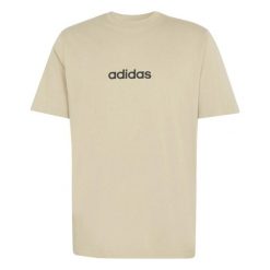 T-Shirt Adidas Sport M Lin Sj T Dorośli. Brązowe t-shirty męskie Adidas, m, bez wzorów, z bawełny, klasyczne, bez kołnierzyka. Za 89.95 zł.