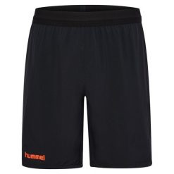Spodenki treningowe Hummel Blaze Pro. Brązowe szorty sportowe damskie Hummel, bez wzorów, sportowe, do piłki nożnej. Za 116.00 zł.