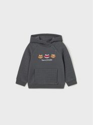 Mayoral Bluza 2.432 Szary Regular Fit. Szare bluzy dla chłopców Mayoral, bez wzorów, z syntetyku, bez ramiączek, bez kaptura. Za 89.99 zł.