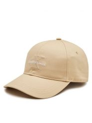 Calvin Klein Czapka z daszkiem Monologo Embro K50K512180 Beżowy. Brązowe rękawiczki męskie Calvin Klein, bez wzorów, z bawełny. Za 99.99 zł.