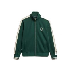Kurtka z dresu Superdry Athletic Club. Zielone kurtki męskie Superdry., uniwersalny, bez wzorów, z dresówki. Za 354.35 zł.